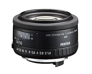 Amazon.com : Pentax smc PENTAX-FA 50mmF1.4 Classic, Single